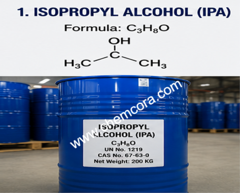 IPA Isopropyl Alcohol Bulk Supply — CHEMCORA